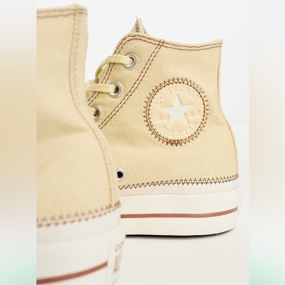 Converse Chuck Taylor All Star Modern Lift Mono Platform sneakers in cream 10,5 - Picture 3 of 7